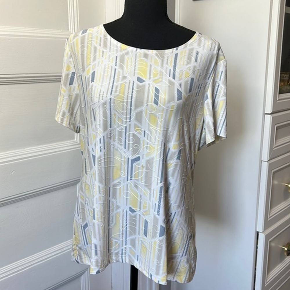 JM COLLECTION SIZE P/XL WOMENS TOP